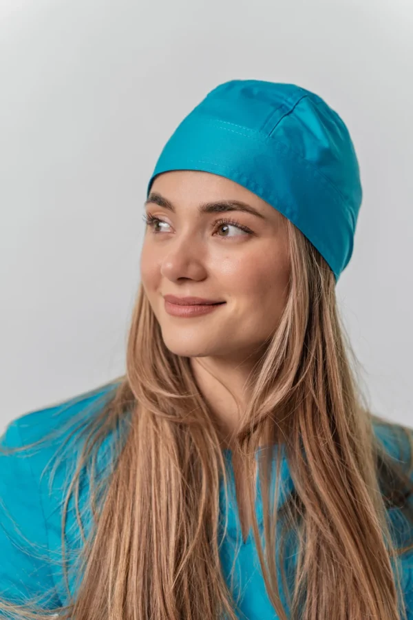 Bonetă medicală unisex cu legătură