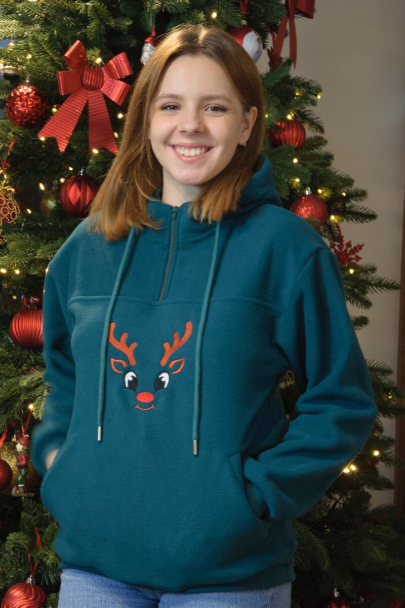 Hanorac Andreea cu broderie - imagine 7