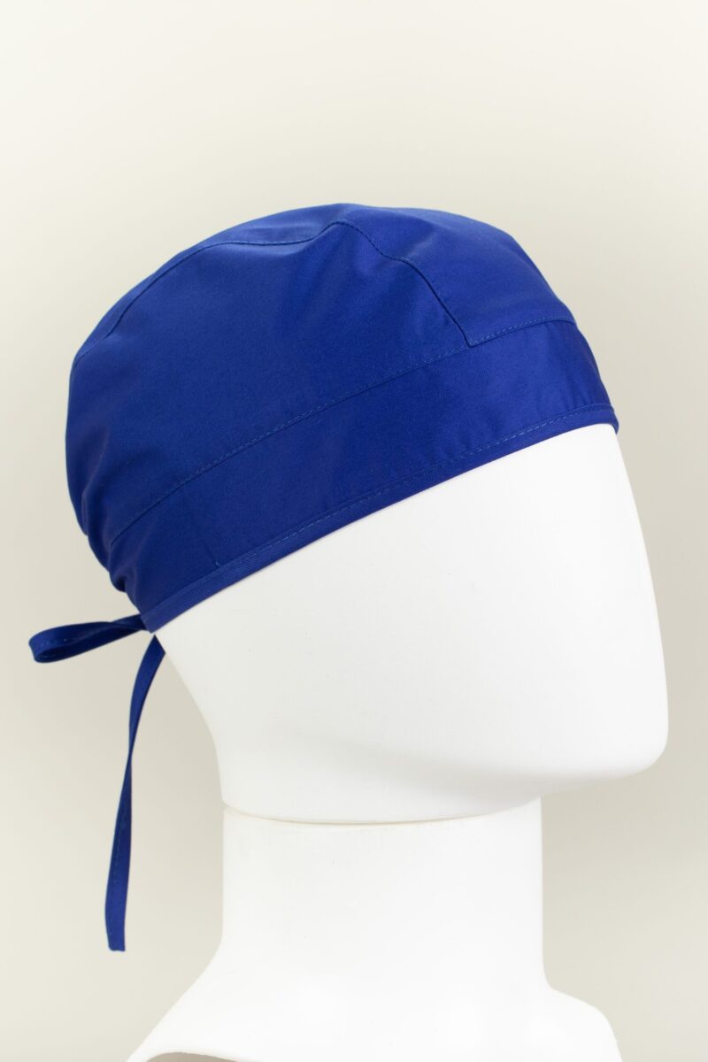 Bonetă medicală unisex cu elastic și legatură - imagine 9