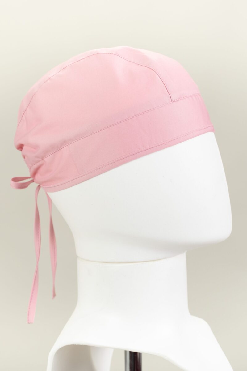 Bonetă medicală unisex cu elastic și legatură - imagine 7