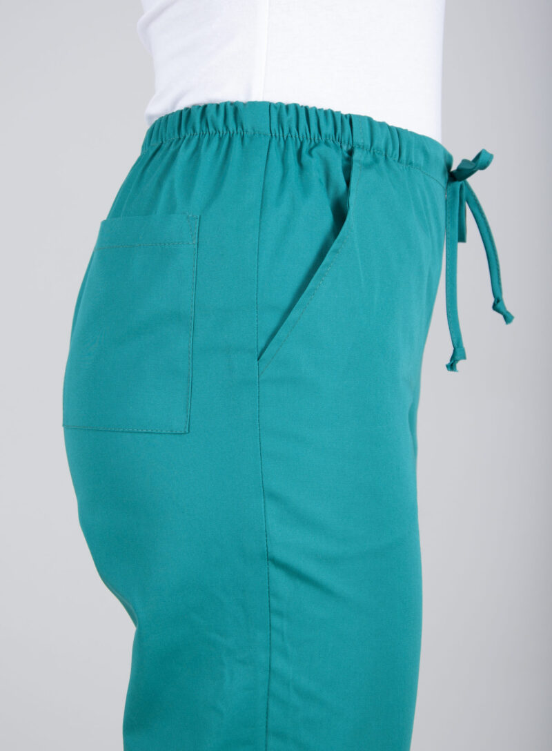 Pantalon Gabi tercot color cu șnur - imagine 15
