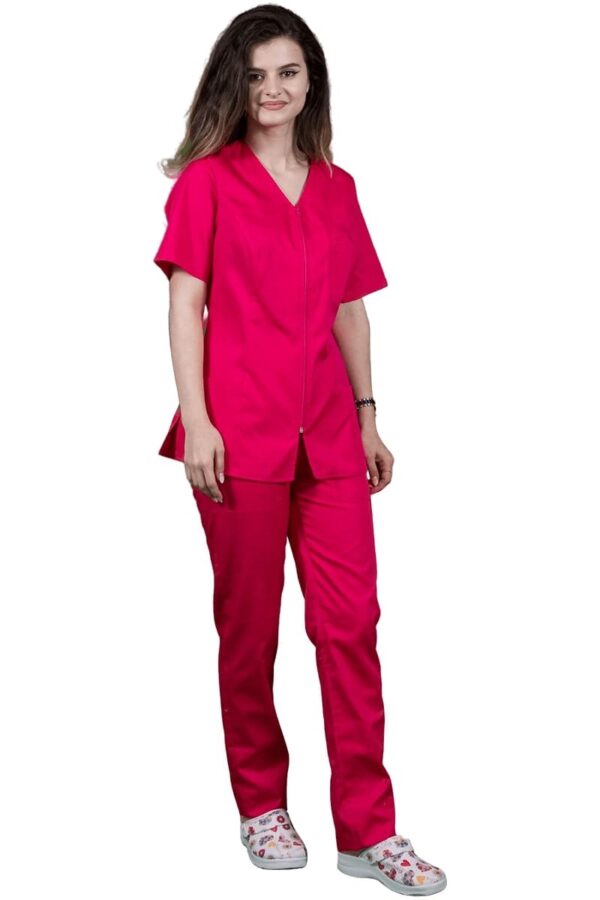 Bluză Adela tercot color cu fermoar