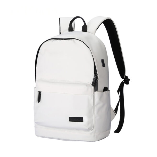Rucsac alb din material Oxford rezistent la apa